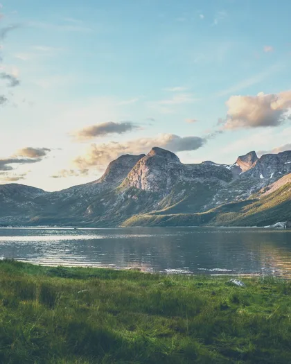 Fjordblå 02 Lys brukt på eksempelbildet